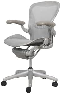 OFFICE LOGIX SHOP Fully Loaded Aeron Chair - Size B - Titanium (Rеnеwеd)