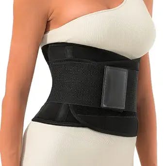 Back Brace Lumbar Support Belt: RAKZU Lower Back Pain for Women Men Breathable Back Support Belt Dual Adjustable Straps Pain Relief for Herniated Disc Sciatica Heavy lifting Size Small