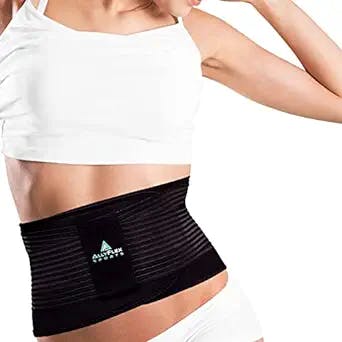 AllyFlex Sports - Back Brace for Lower Back Pain Lumbar Support Belt for Men and Women, Cooling Technology Orthopedic Back Support for Lower Back Pain Relief (Large)