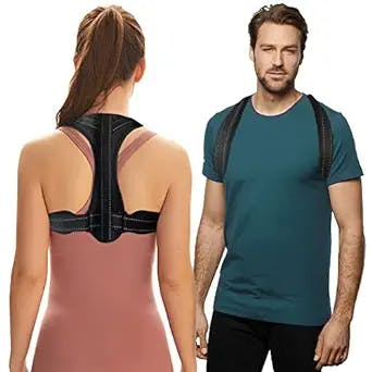 CRITOPLANET Critoplanet Posture Corrector | Unisex | Back Brace | Back Support | Fully Adjustable and Breathable | Spine , Neck , Shoulder , Clavicle Pain Relief