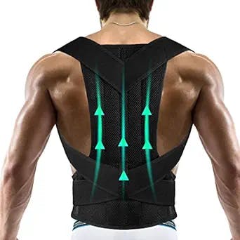 MOVSEA Posture Corrector for Women and Man, Relief and Improve Posture For Neck, HunchBack and Shoulder For wear in office, school,Driving, public place-M