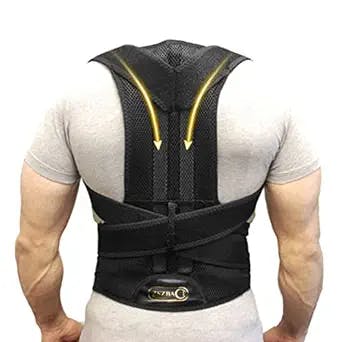 Back Support Belts Posture Corrector Back Brace Improves Posture and Provides For Lower and Upper Back Pain Men and Women -XL