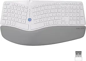 Typing Your Way to Health: DELUX Wireless Ergonomic Split Keyboard Review