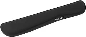 ELZO Keyboard Wrist Rest Pad Support with Memory Foam Padding, Ergonomic Design Wrist Rest for Computer Keyboard, Non-Slip Rubber Base Office Laptop