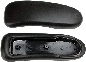 Vinyl Arm Pads Caps for Herman Miller Classic Aeron Chair Graphite Black