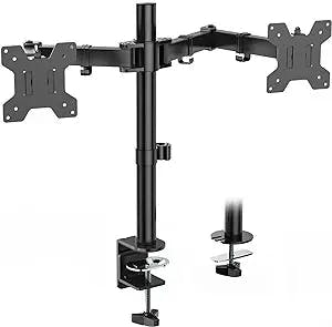 Get Your Dual Monitors Up with the WALI Desk Mount Stand!