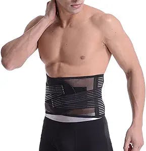 NKBKXXE Back Brace Lower Back Lumbar Support Belt for Sciatica, Herniated Disc, Scoliosis Back Pain Relief, Heavy lifting, Ergonomic Design and Breathable Material (M)