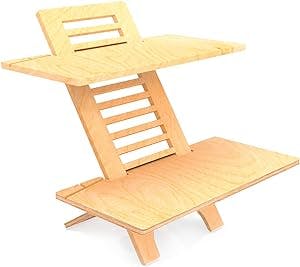 Jumbo DeskStand Standing Desk Height Adjustable Sit-Stand Desk Converter, Ergonomic Furniture