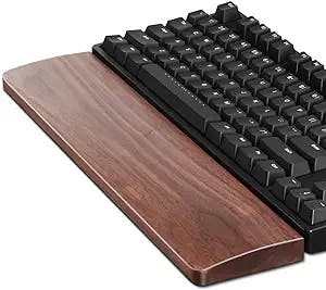 "Meatanty Wooden Keyboard Wrist Rest: Your Ticket to Ergonomic Paradise"