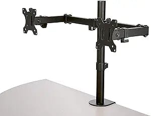 Desk Mount Dual Monitor Arm - Ergonomic and Fun!