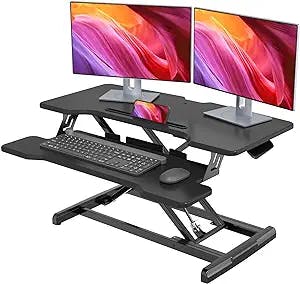 Get Your Desk Game On Point With The JYLH JOYSEEKER Standing Desk Converter
