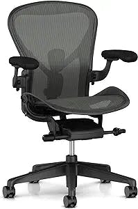 Herman Miller Aeron Ergonomic Chair - Size B, Graphite