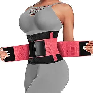 SZCLIMAX Back Brace for Back Pain Relief, Back Support Belt for Men Women, Lumbar Lower Back Support Belt for Body Shape, Herniated Disc, Sciatica, Breathable Lumbar Brace (Pink,Medium)