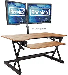Get Your Work Done in Style with Rocelco’s Large Height Adjustable Standing