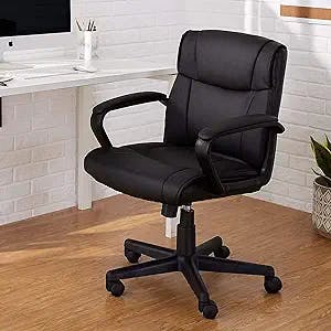 Get comfy and productive with this Amazon Basics Padded Office Desk Chair! 