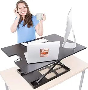 Stand Up and Get Work Done with the X-Elite Pro XL Standing Desk Converter