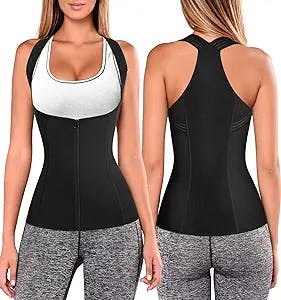 URSEXYLY Women Back Braces Posture Corrector Waist Trainer Vest Tummy Control Body Shapers for Spinal Neck Shoulder and Upper Back Support (M, Black)