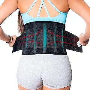 NeoHealth Plus Size Lower Back Brace | 3X-5XL | Lumbar Support for Pain Relief and Injury Prevention | Under Clothes Belt | Extra Large Adjustable | Back Support Belt for Women & Men | Big and Tall | Obese Oversized Overweight